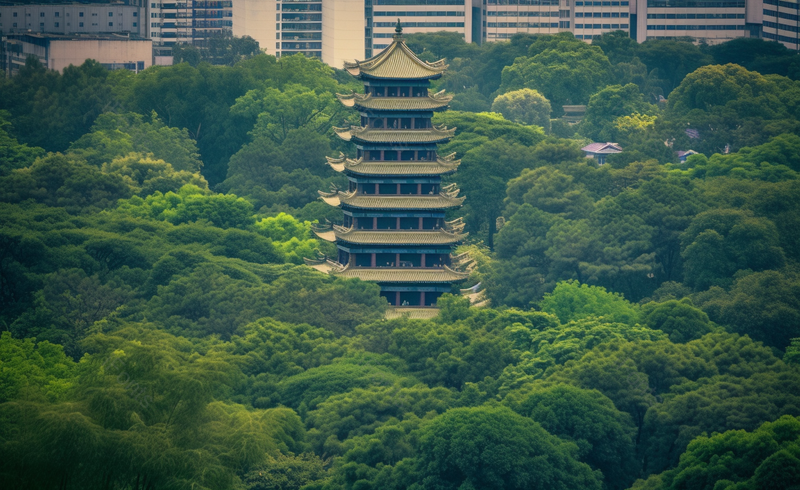 著名地标佛塔户外树林园林景观,高清,摄影图,摄影图片,图片大全,摄影图免费下载